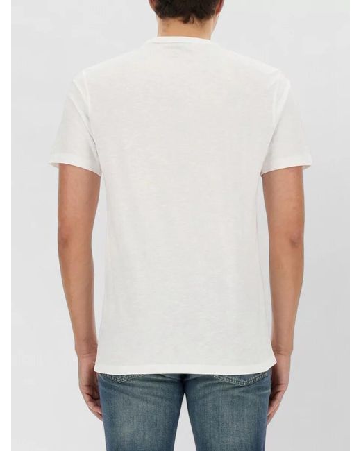 Boss White Cotton Crew Neck Short Sleeve T Shirt for men