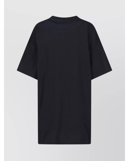 Vivienne Westwood Blue Cotton Oversized Printed T-Shirt