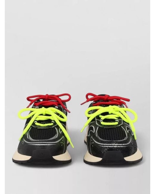 DSquared² Multicolor Leather Low-Top Sneakers for men