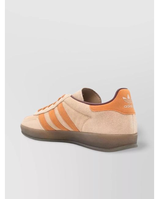 Adidas Pink Leather Low-Top Sneakers