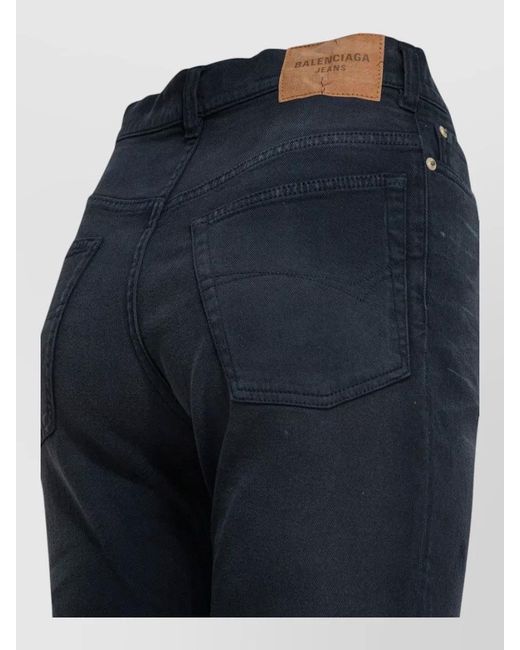 Balenciaga Blue Denim Skinny Trousers