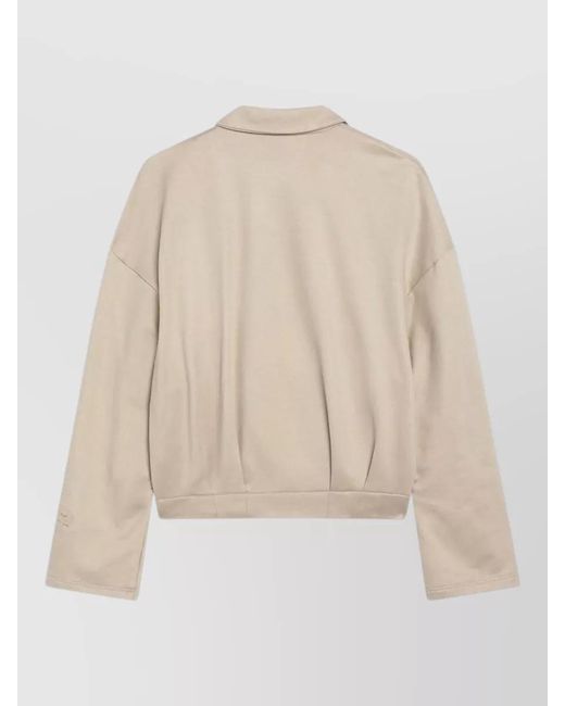 Max Mara Natural Silk-Blend Cropped Jacket