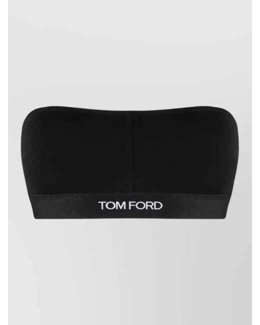 Tom Ford Black Modal Bandeau Bra