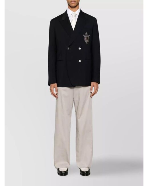 Fendi Natural Straight-Leg Cargo Trousers for men