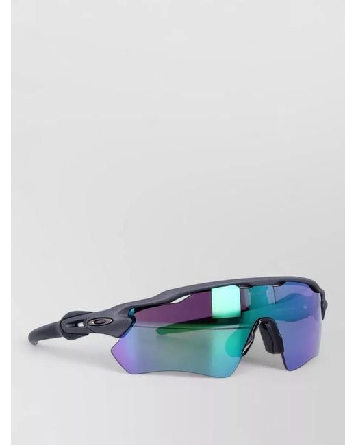 Oakley Blue Youth Performance Prizm Sport Wraparound Sunglasses