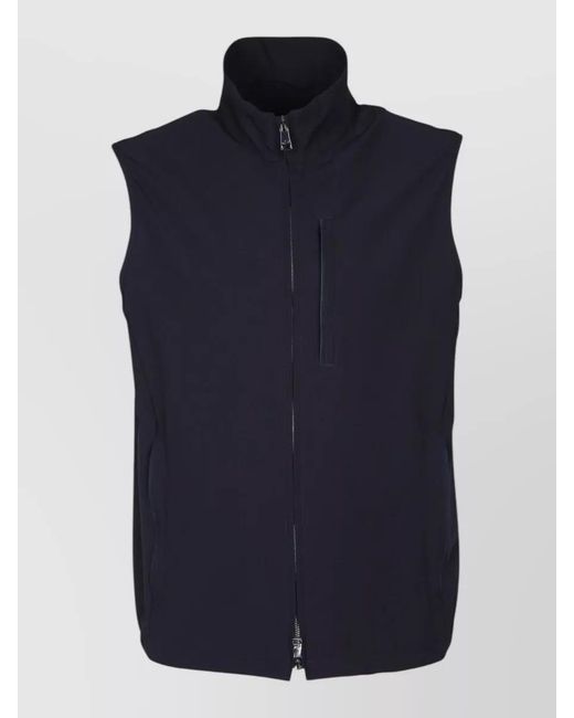 Paul & Shark Blue Dynamic Stretch Gilet for men