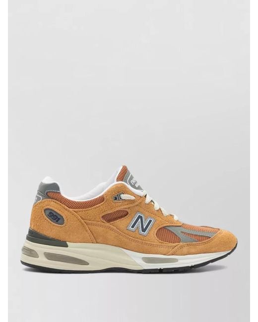 New Balance Metallic Suede Low-Top Sneakers for men