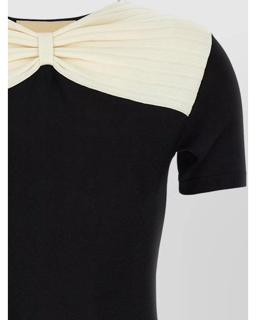 Valentino Garavani Black Bow Dress
