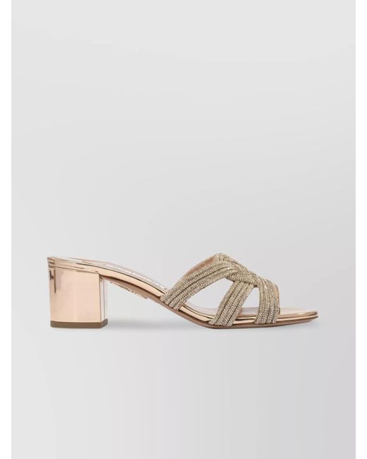 Aquazzura Natural Leather Sandals