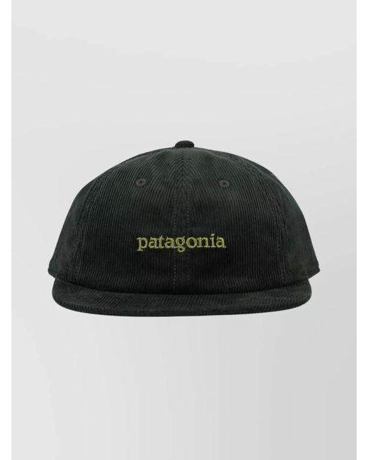 Patagonia Black Textured Cap Adjustable Strap for men
