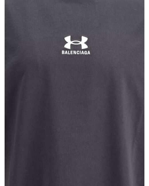 Balenciaga Black Oversized Cotton Short-Sleeve T-Shirt for men