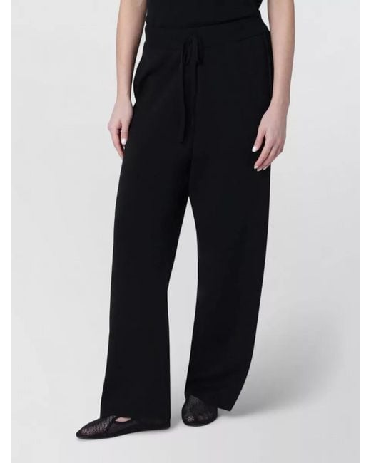 Entire studios Black Relaxed Fit Trousers Side Pockets Design