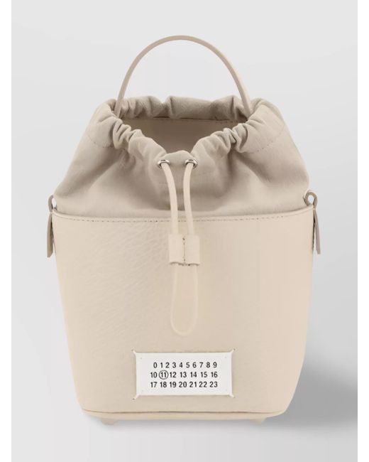 Maison Margiela Natural 5Ac Leather Bucket Bag