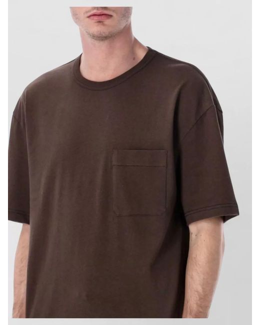 Lemaire Black Boxy Short-Sleeve T-Shirt for men