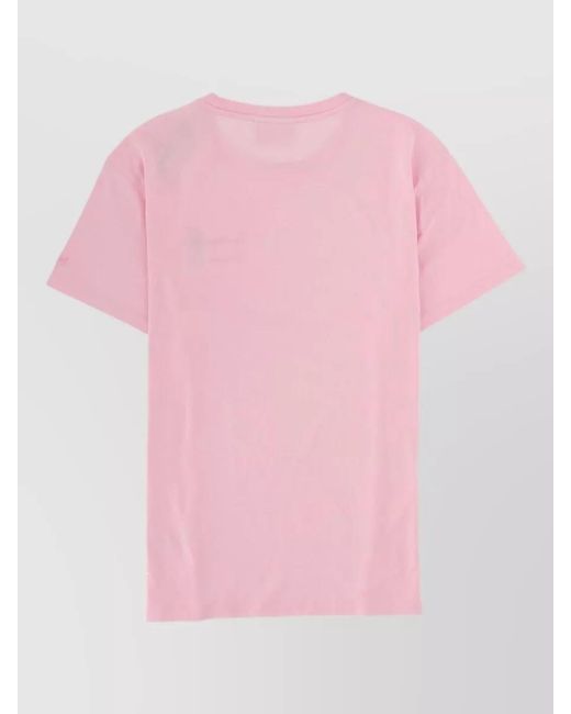 Mc2 Saint Barth Pink Emilie Short Sleeve Crew Neck T-Shirt