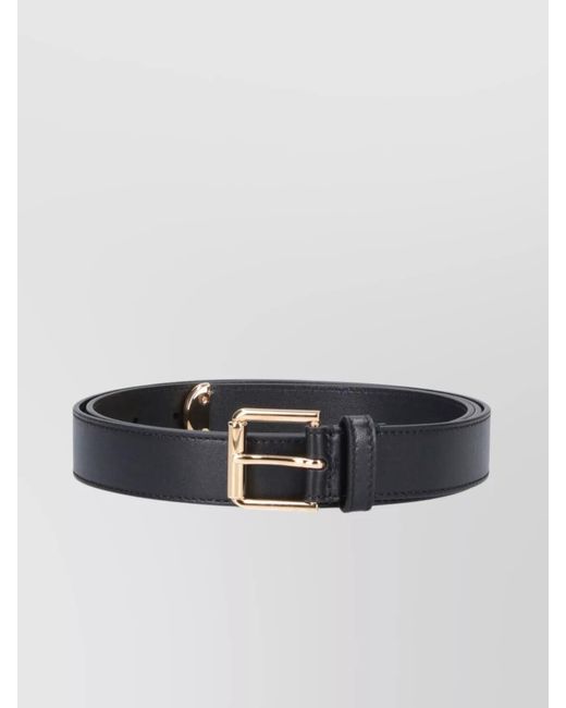 Givenchy White Leather Long Belt