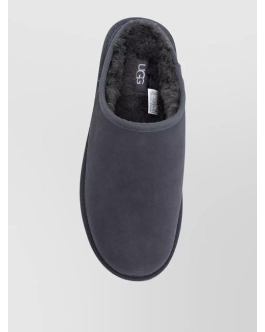 Ugg Blue Suede Leather Slip-On Slippers for men