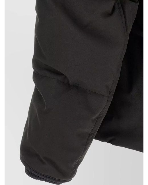 Canada Goose Black Seymour Hooded Parka Casual Fit Coat for men