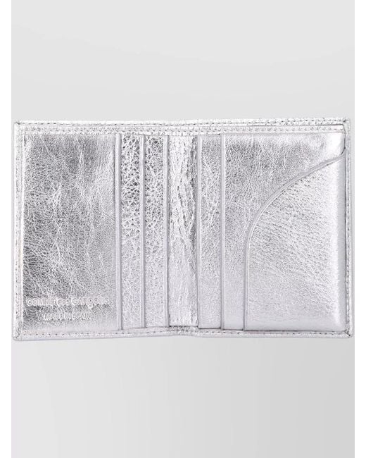 Comme des Garçons White Compact Card Keyring Collection Finish