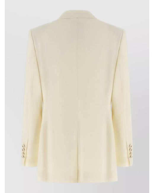 Dolce & Gabbana Natural Virgin Wool Blazer