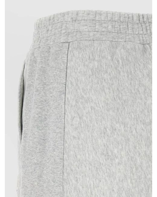 Carhartt White "Script Américain" Skirt With Elastic Waistband