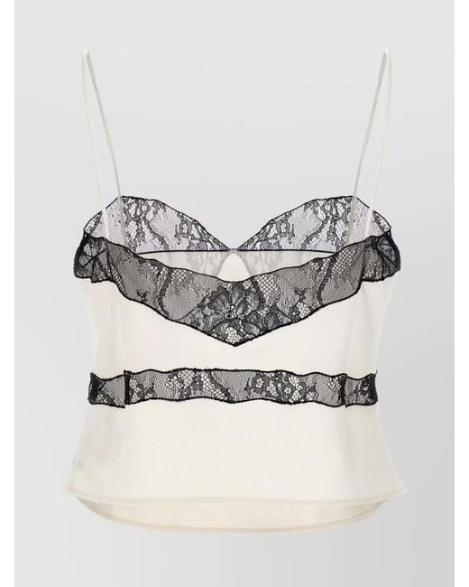 ANDAMANE Gray Polyester Narcisa Top