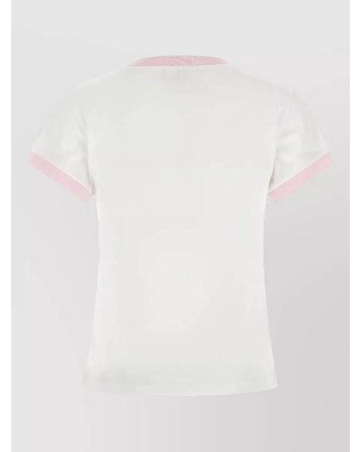 Ganni White Organic Cotton Fairy Print T-Shirt