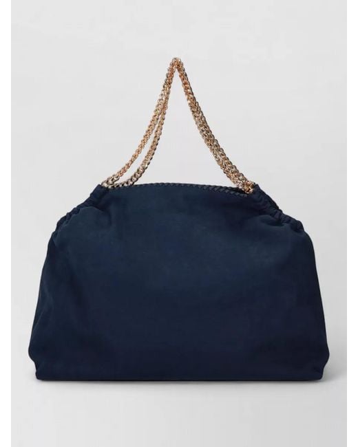 Stella McCartney Blue Falabella Clutch Bag