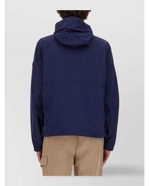 Woolrich Blue Hooded Jacket for men