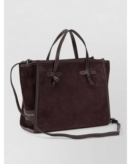 Gianni Chiarini Brown Leather Tote Bag