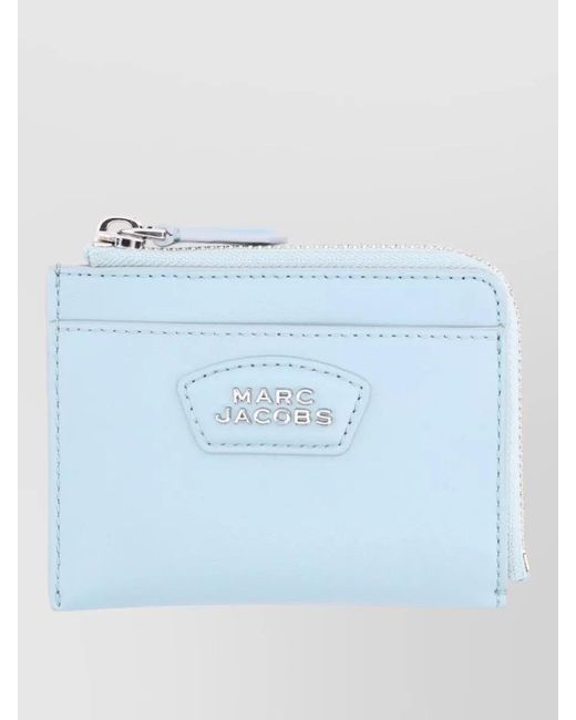 Marc Jacobs Blue Leather Cardholder Wallet