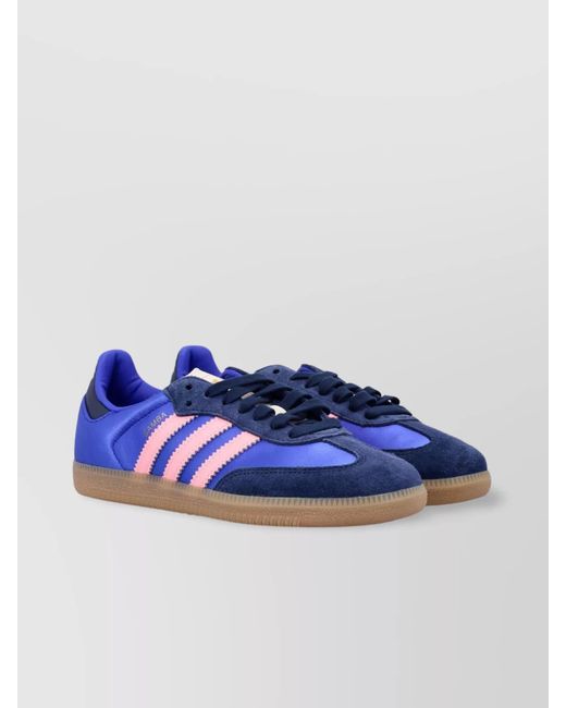 Adidas Originals Blue Textile Low-Top Sneakers