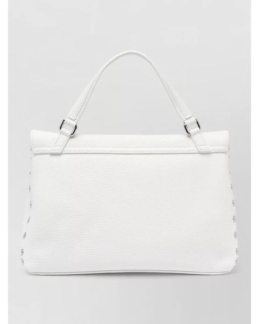 Zanellato White Leather Shoulder Bag