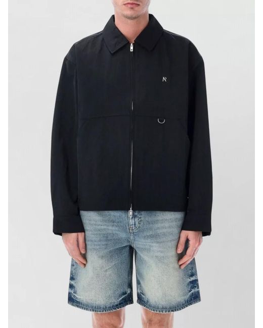 Represent Blue Nylon Overshirt for men