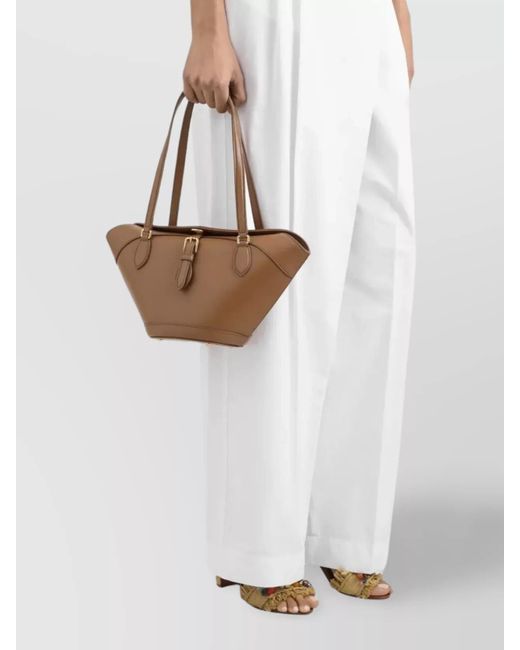 Dolce & Gabbana White Capri Leather Tote Bag