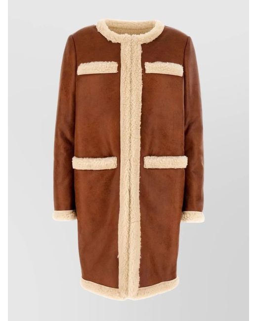 DSquared² Brown Eco Shearling Jacket