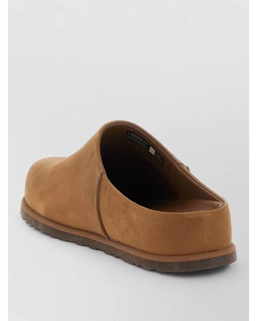 Ugg Brown Otzo Round Toe Flat Sole Slippers for men