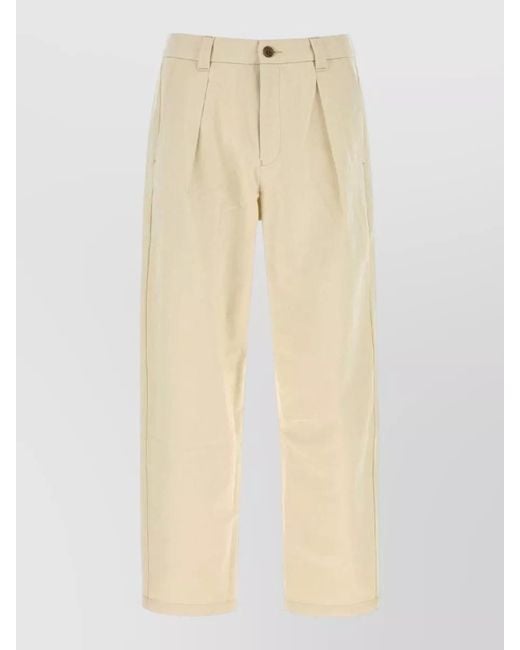 A.P.C. Natural Regular-Fit Straight-Leg Trousers for men