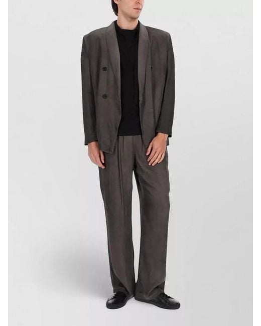 DIESEL Black Viscose Blazer for men