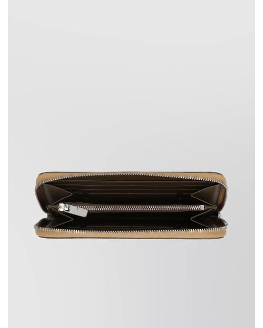Burberry Natural Coated Canvas Wallet for men