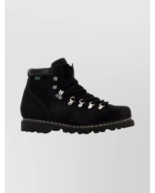 Junya Watanabe Black Leather Ankle Boots for men