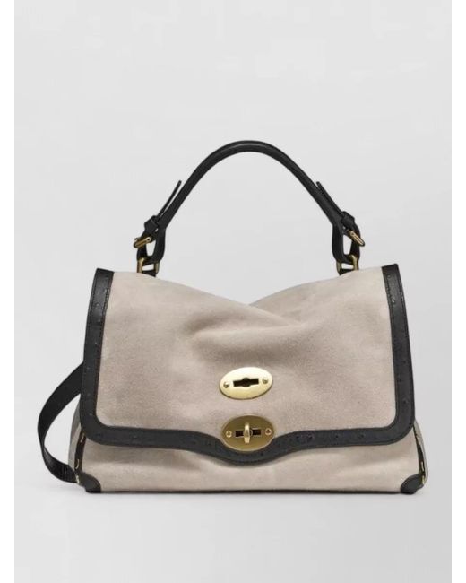 Zanellato White Shoulder Bag Zashmere Cactus Small Size