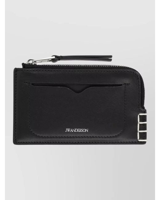 J.W. Anderson Black Leather Keyring
