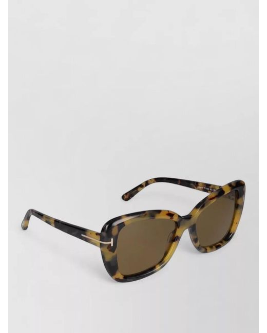 Tom Ford Brown Sunglasses Ft1008 Cat Eye Tortoiseshell