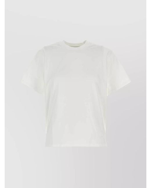 Loulou de Saison White Supima Cotton Relaxed-Fit T-Shirt