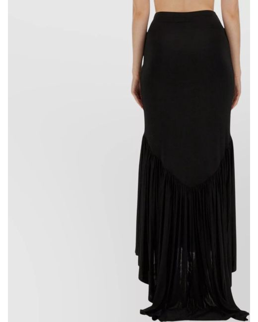 Nina Ricci Black Jersey Fitted Skirt