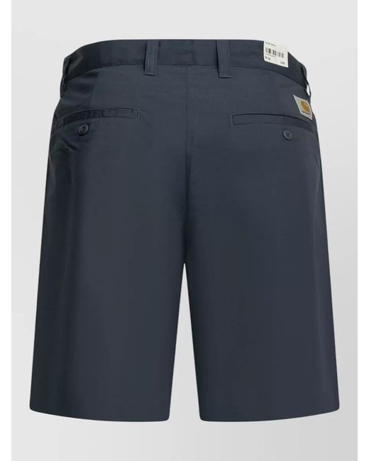 Carhartt Blue Calder Five Pocket Tailored Shorts for men