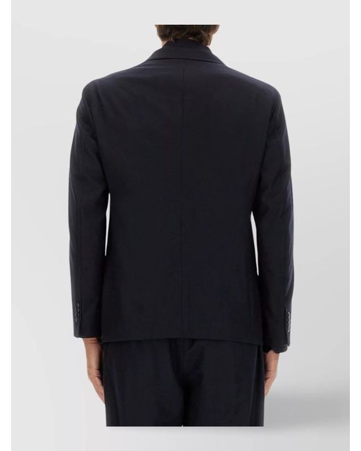 Giorgio Armani Blue Cashmere Blazer for men