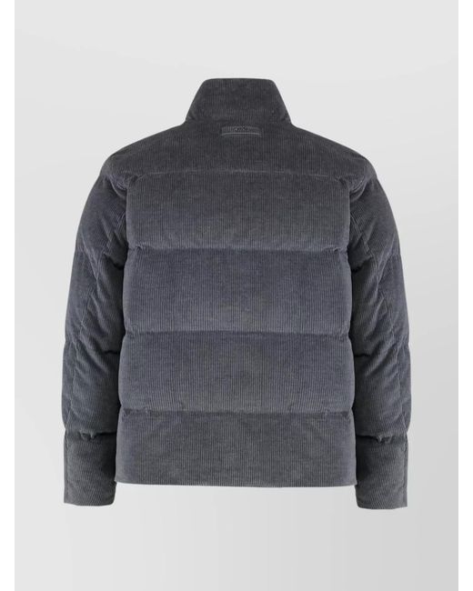 Paul & Shark Gray Cashmere Down Puffer Jacket for men