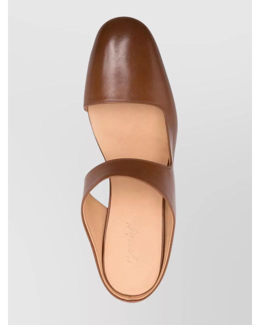 Marsèll Brown Leather Mules